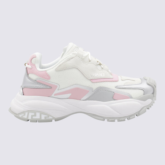 Sneakers White/Pastel Pink/Silver
