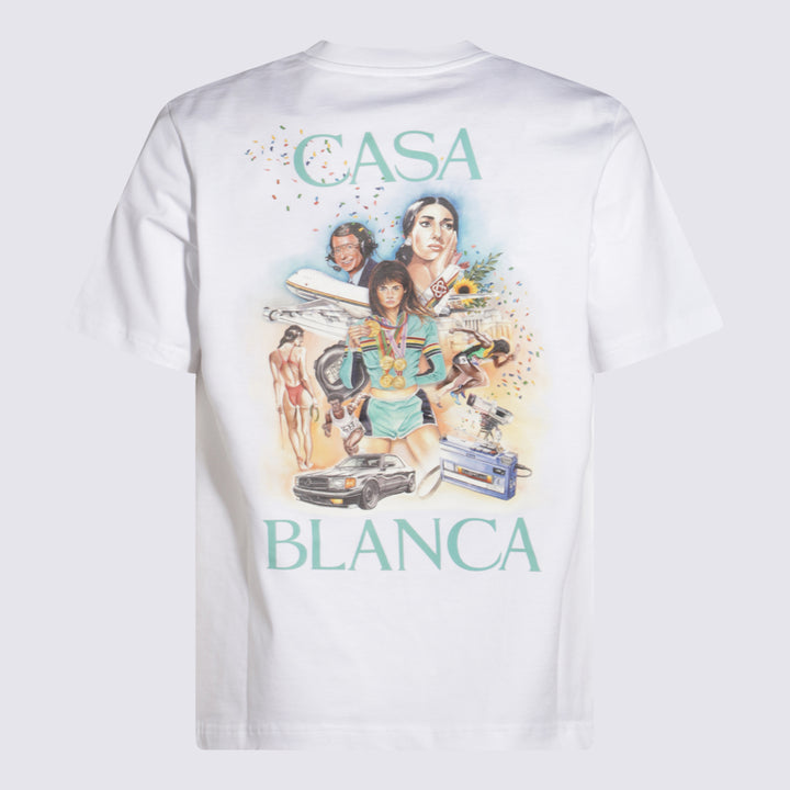 Casablanca T-shirts and Polos - Light and natural | 5f414a4462acff5ad7f90a85145108ac3a765aae