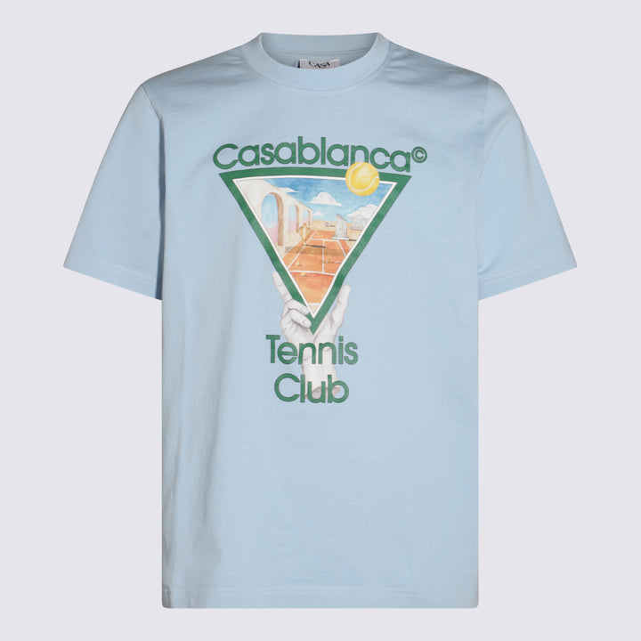 Casablanca T-shirts and Polos - Blue and green | 075a22e1e74a8f3f46ddda3b55d80c6b8ba73f93