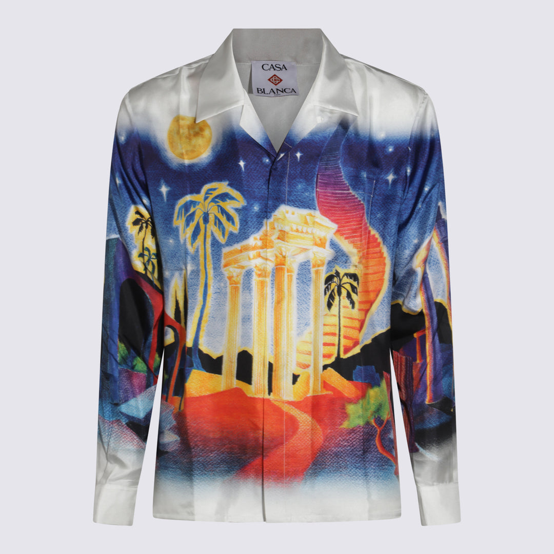 Casablanca Shirts - BLUE/MULTI | 9e967adc58aa0cb6b323174fb62b465d5e5f8bc5