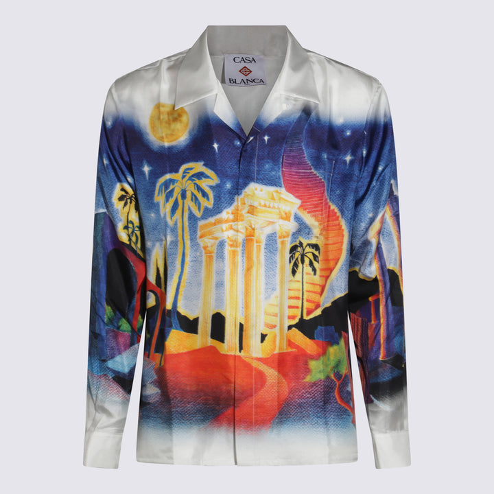 Casablanca Shirts - BLUE/MULTI | 9e967adc58aa0cb6b323174fb62b465d5e5f8bc5