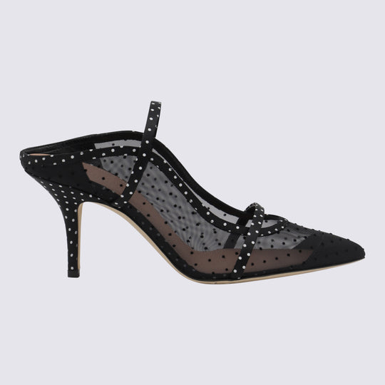With Heel Black Polka