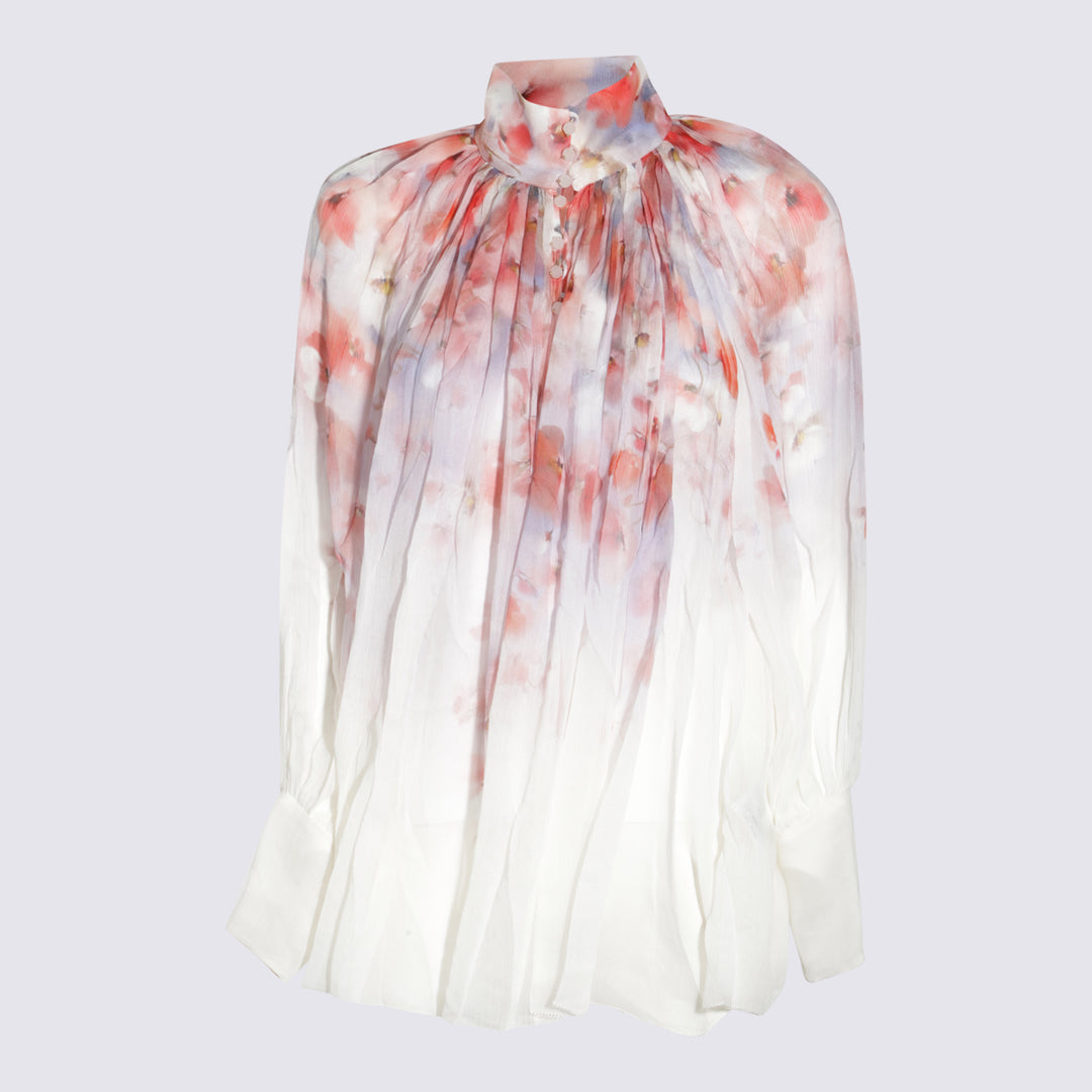 Zimmermann Top - SCARLET FLORAL | 97d2a93e1388f8f953efd8019f591023bd6ab3ce