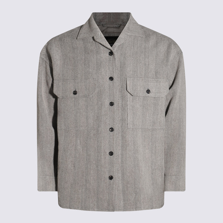 Loro Piana Shirts - CHALK/BLACK | a02f16f80f26b3e72ba444e390739a882d6f8245