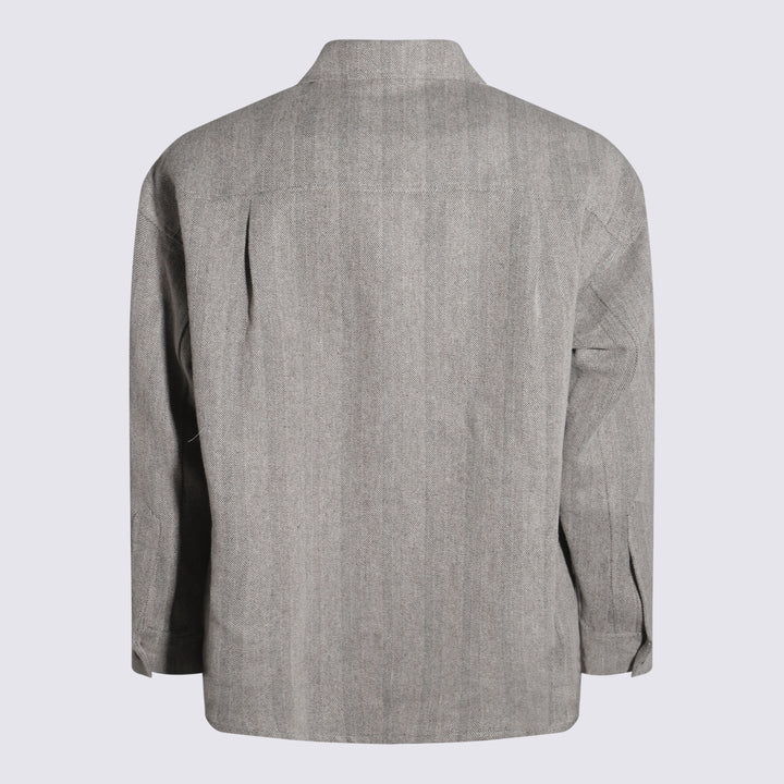 Loro Piana Shirts - CHALK/BLACK | 6c23c18e189f2de2fead2b49904993acb017f0db