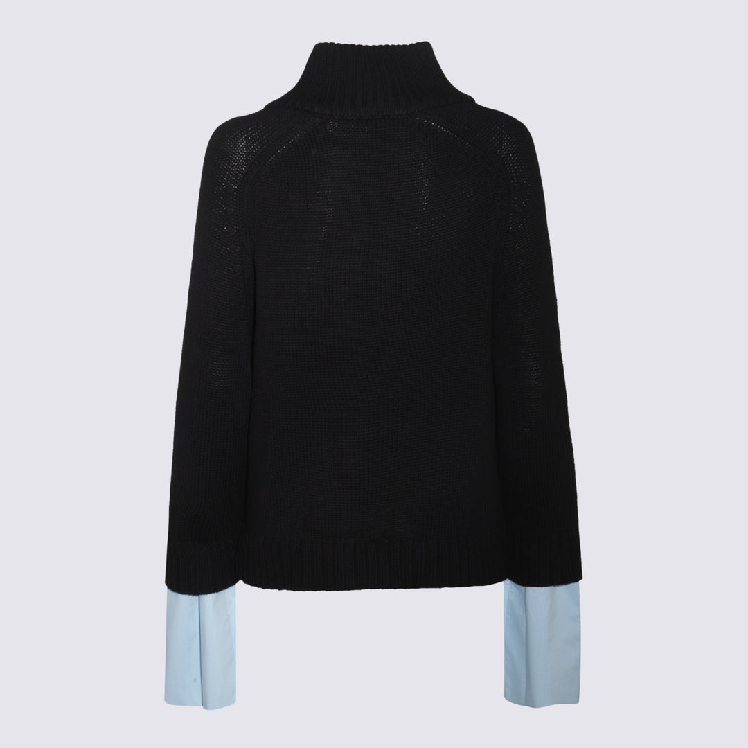 Twin-Set Sweaters - NERO/AIRY BLUE | 2866e40ead17ba7127c848cc889dc95f67f567b1