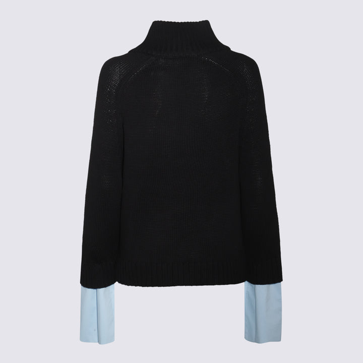 Twin-Set Sweaters - NERO/AIRY BLUE | 2866e40ead17ba7127c848cc889dc95f67f567b1