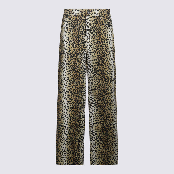 Blumarine Trousers - BLACK/COGNAC | 3c16fcb112c2ded5cebff02ff33252ddcc7cb425