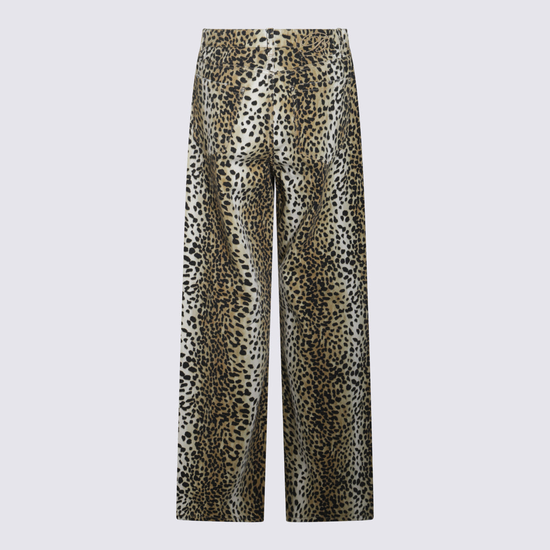 Blumarine Trousers - BLACK/COGNAC | ef5eb5e3b16af469cdf47f310fff22a8aa181b79