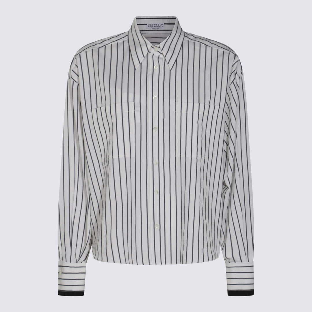 Brunello Cucinelli Shirts - PANAMA/BLUE | 865b105f8e223ed8f1854bec652f92c498bbcab4