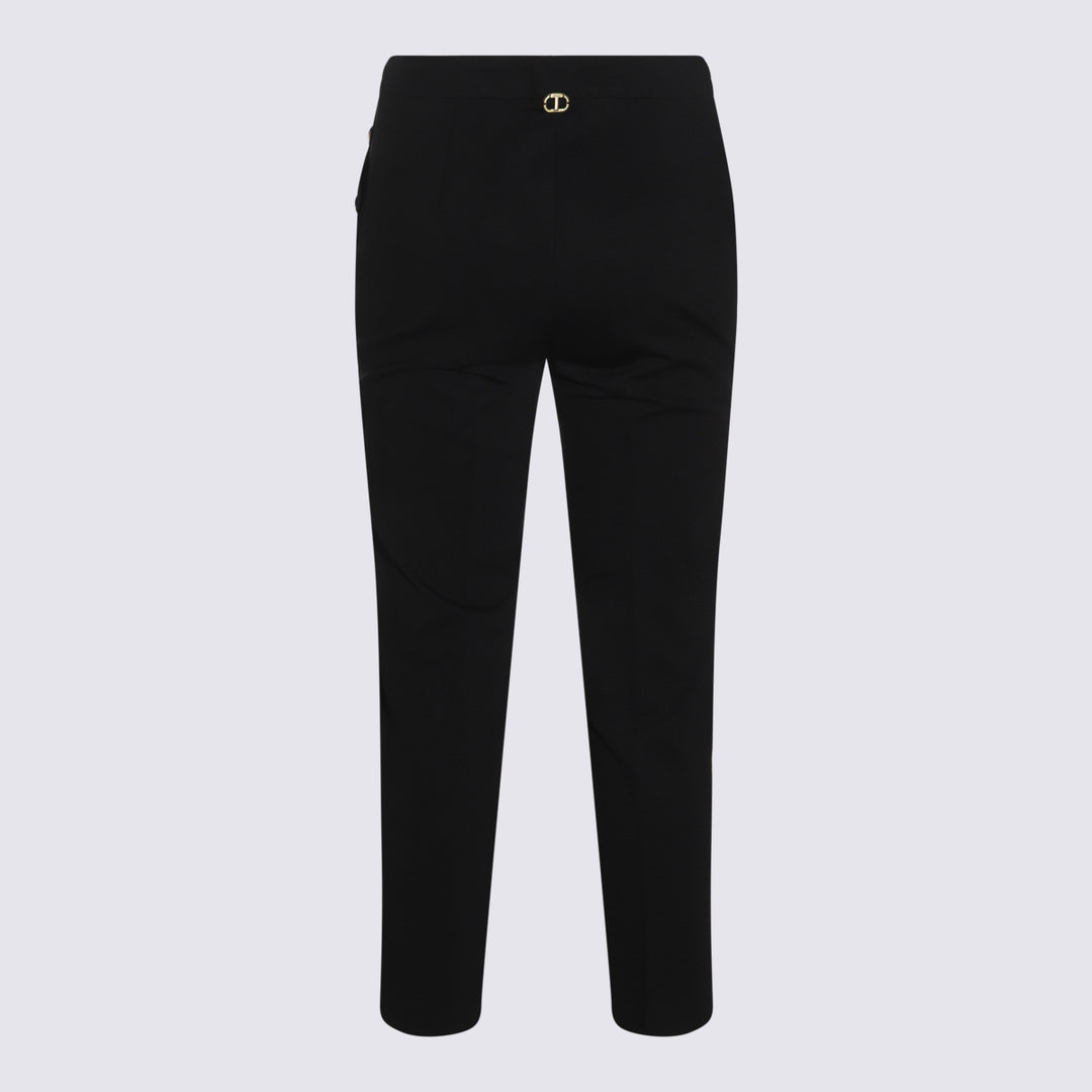 Twin-Set Trousers - Blacks and greys | dcd48db78cb08fea671d19dc94248ae247a38ebe