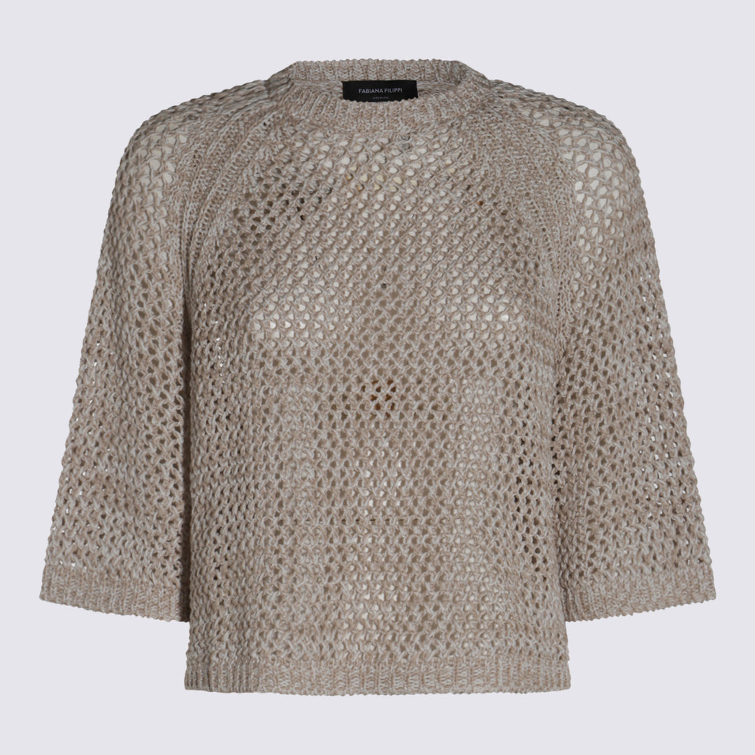 Fabiana Filippi Sweaters - BIANCO/GREIGE | 8d68aae4db7f9456560ec5e1846ff8926c51e88a