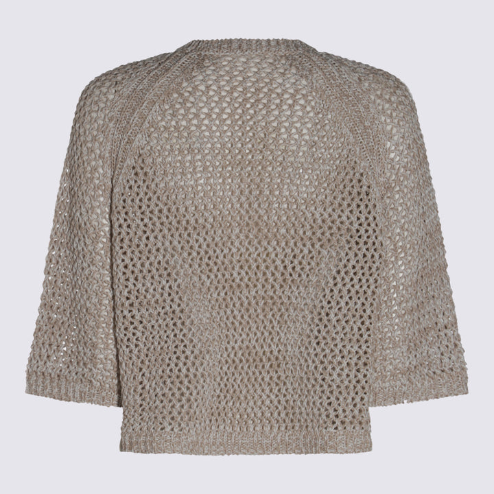 Fabiana Filippi Sweaters - BIANCO/GREIGE | 7a8cfe2df7b8e496de4577e7bac860d7f9a5b6e6