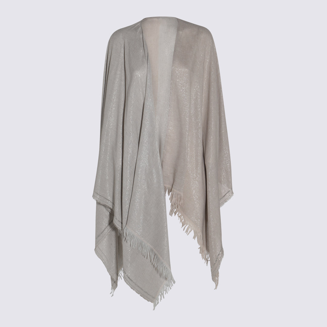 Fabiana Filippi Scarfs - GREIGE | 2e0fd339cacd469d1667b366ff70396101add2d7