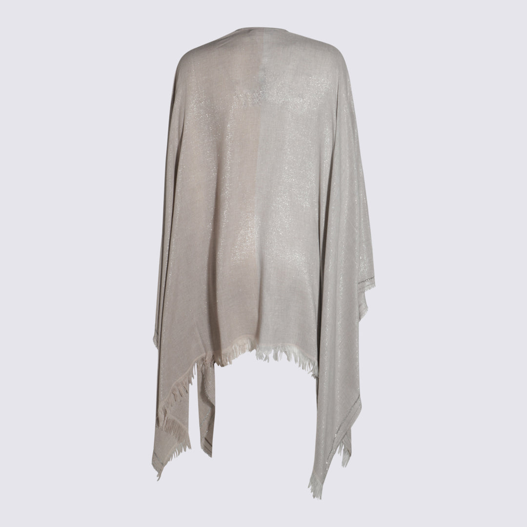 Fabiana Filippi Scarfs - GREIGE | 7203f7e337560c1950dd55569664f6c8f176d192