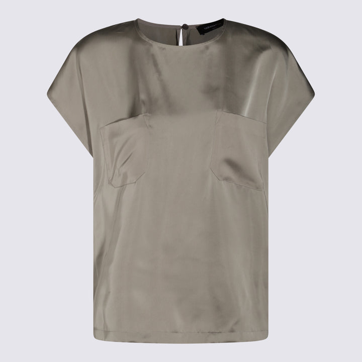 Fabiana Filippi Top - Argilla | 50fda0f5c0a045d3aec3c20fd1c71486d7850f3b