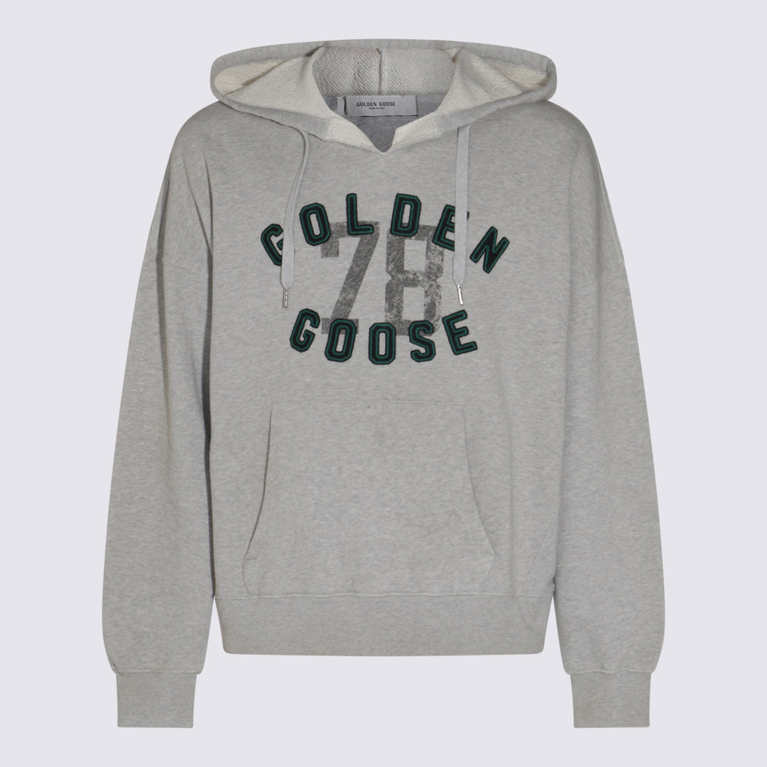 Golden Goose Sweaters - GREY MELANGE BLACKJELLY BEAN | 0bd68d8f1253299dd85557415c7d4bf274b005e1