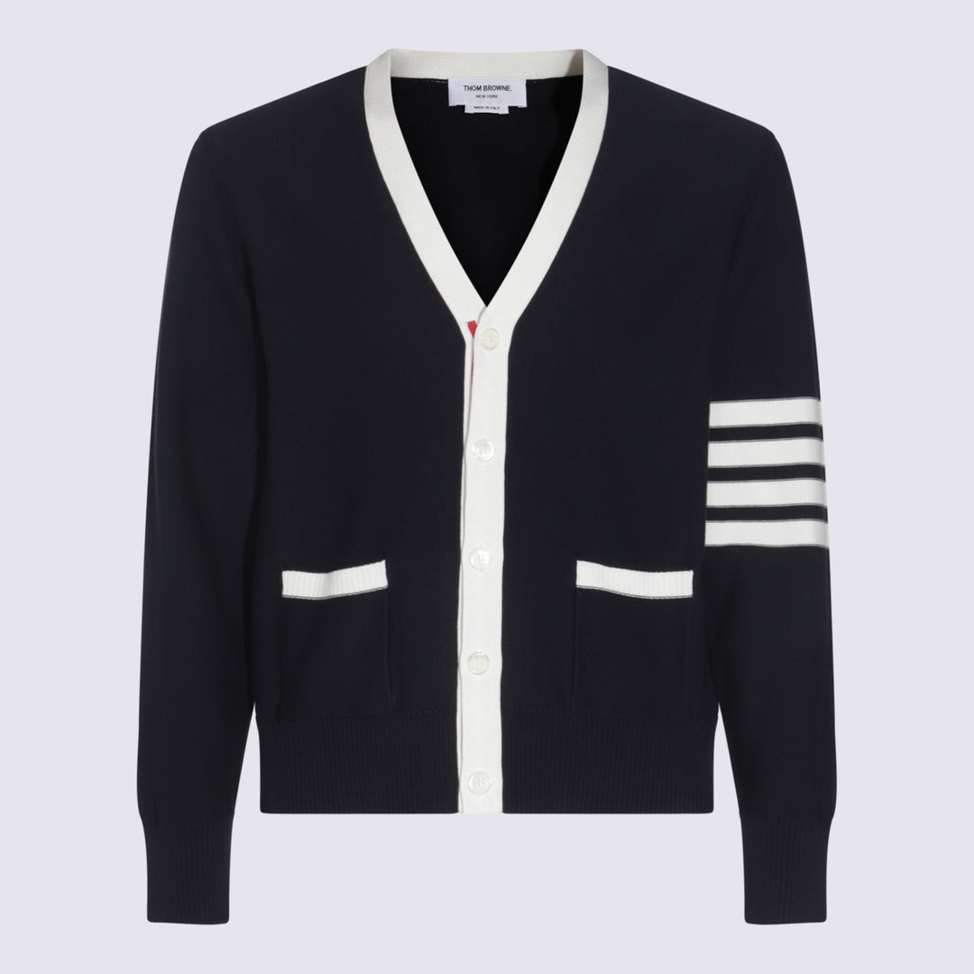 Thom Browne Sweaters - Blue and green | 6501fbaf46f211f0019b677175febe53341f4ed8