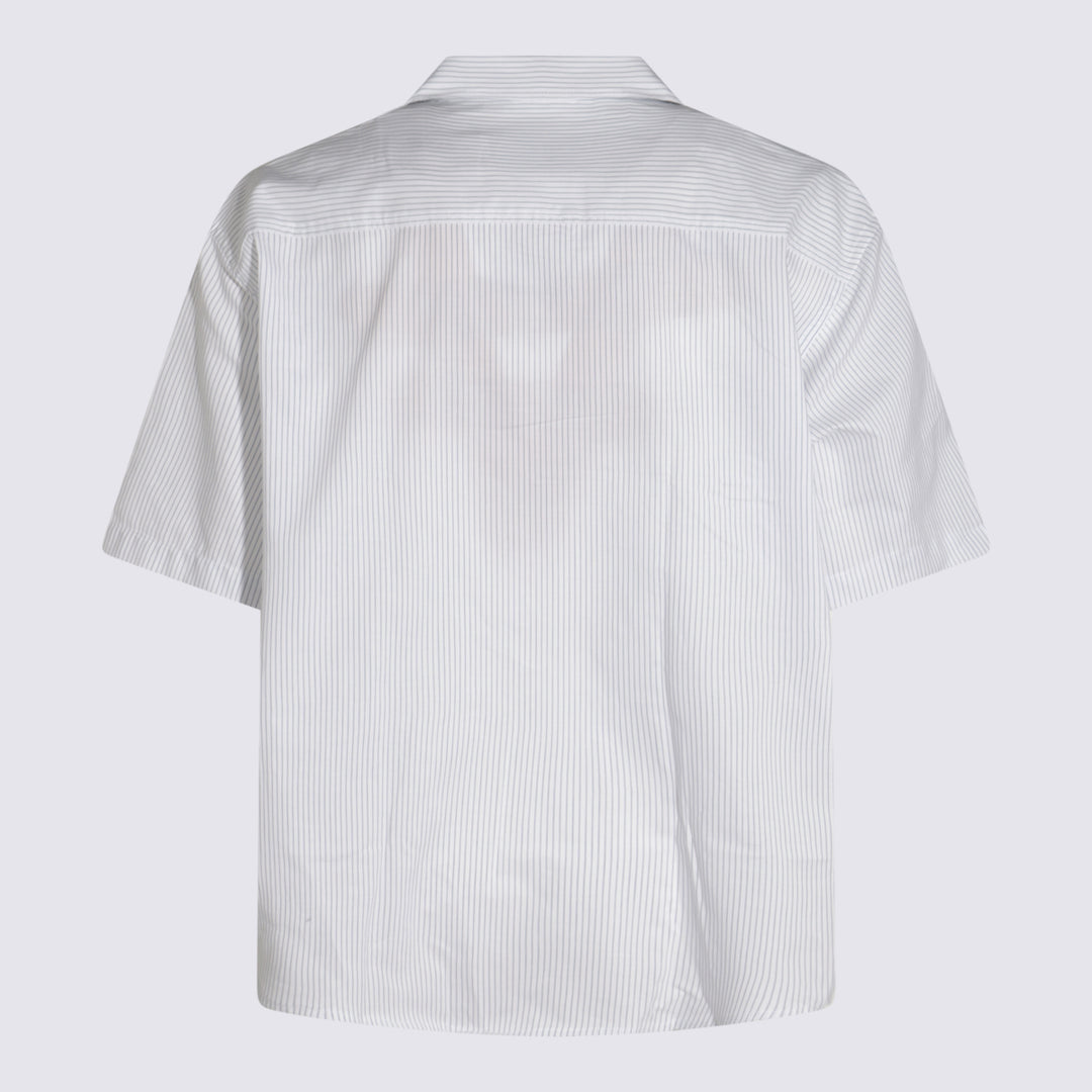 Ami Paris Shirts - WHITE/BLUE NOTE | 569124535cf46cdba693e59ee7bd142f22bf3f98