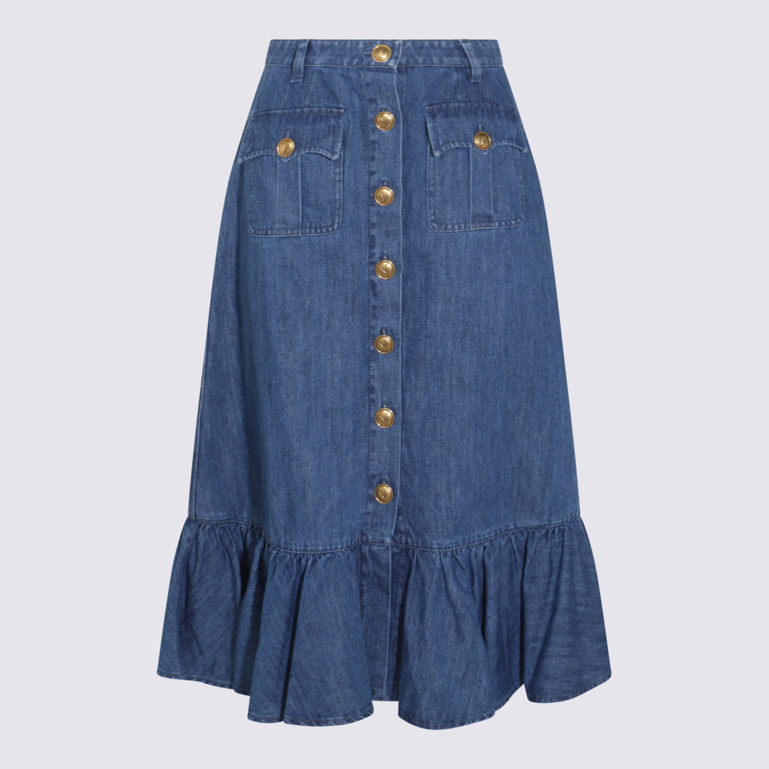 Valentino Skirts - MEDIUM BLUE | aad1d7af5ee2f6769a4b5e782bb0912c174b9b23