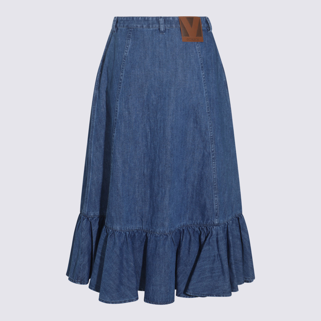 Valentino Skirts - MEDIUM BLUE | 419c5d50e57c02c80ec1619e0088d0df209aa109