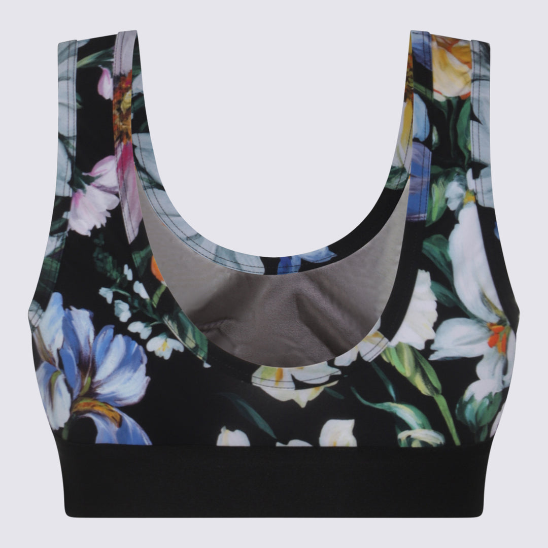 Dolce & Gabbana Top - MIX FIORI F.DO NERO | 96e17f4f5b548301f0d59533aa4d46deeec00cd6
