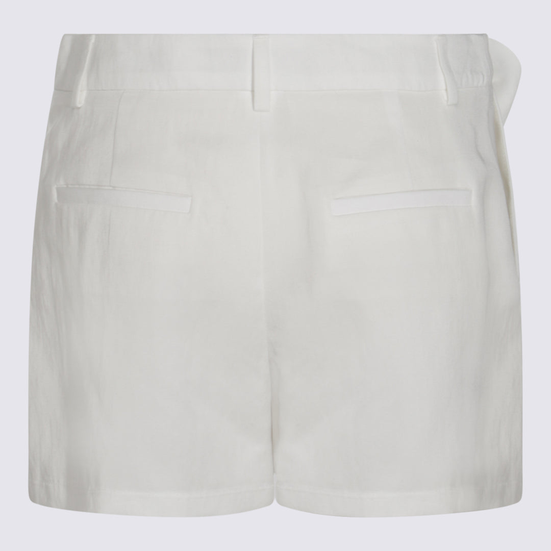 Blumarine Shorts - WHITE PEARL | 1d2b8c5ca09391530e82fdd94e59f14d99aa0c72