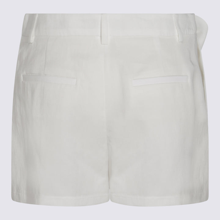 Blumarine Shorts - WHITE PEARL | 1d2b8c5ca09391530e82fdd94e59f14d99aa0c72