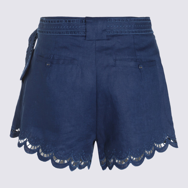 Farm Rio Shorts - Blue and green | b7b6f77a77fb6d94988c1c10b9fa8016bade41ff
