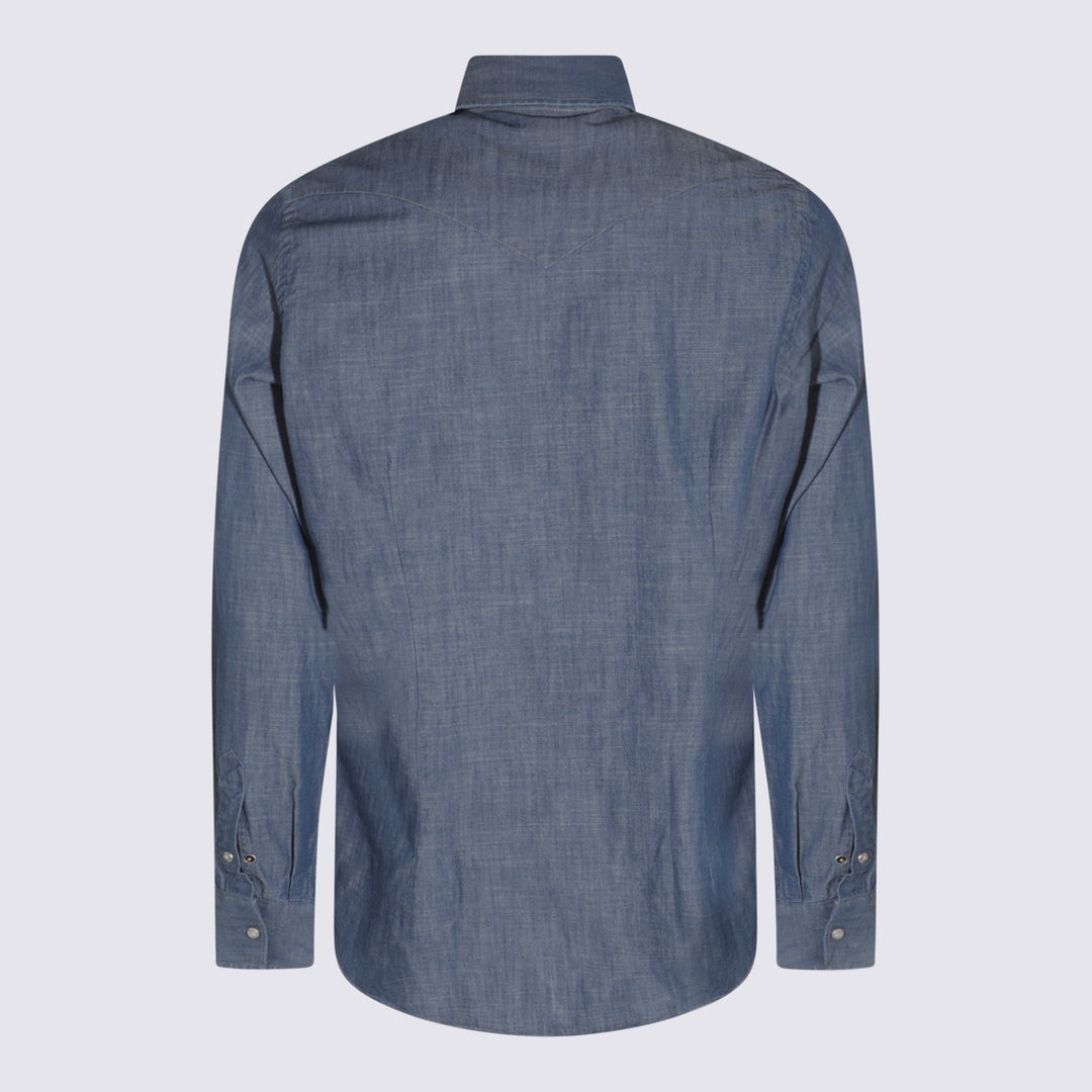 Eleventy Shirts - Blue and green | d6f8b1f75b0835e3371e6eb65316593452bcb3e3