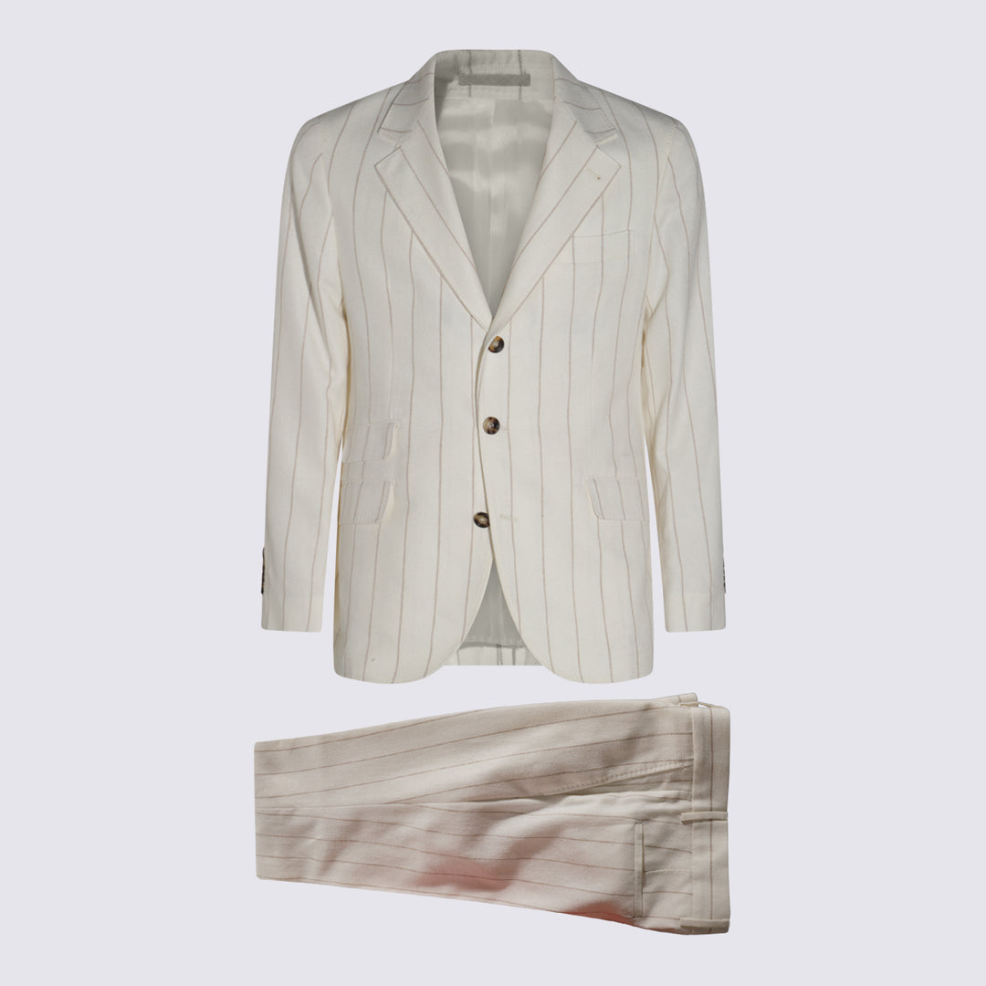 Brunello Cucinelli Dresses - WHITE/BEIGE | c2bf6a31c136214c1ac68b12389ea91668976b6a