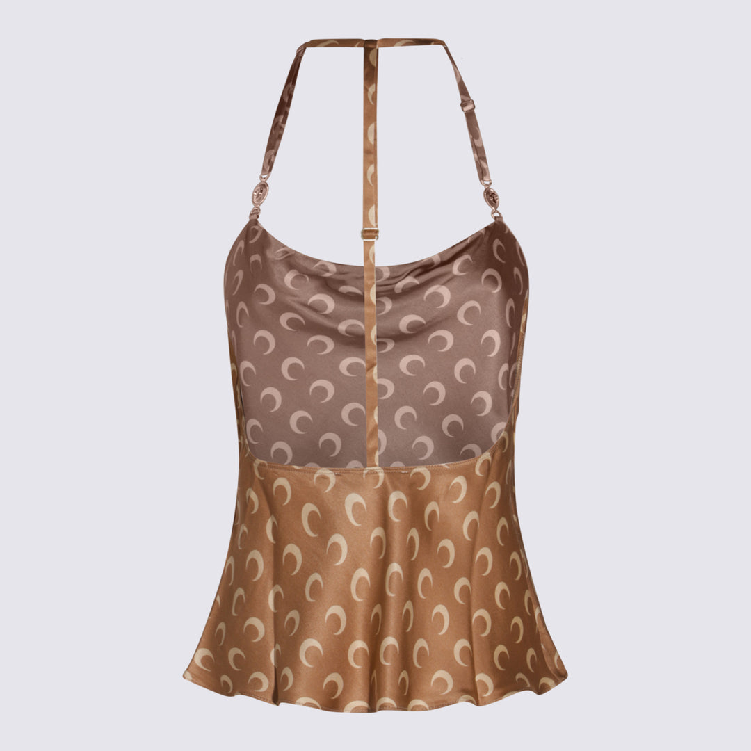 Marine Serre Top - DARK CAMEL | 6deaa017bbcb729c57a49f5f8cd4a06c52153c61