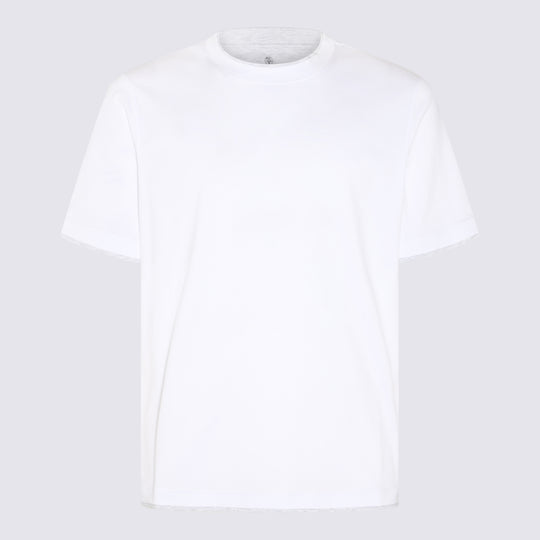 T-Shirts And Polos Bianco Ottico+Perla
