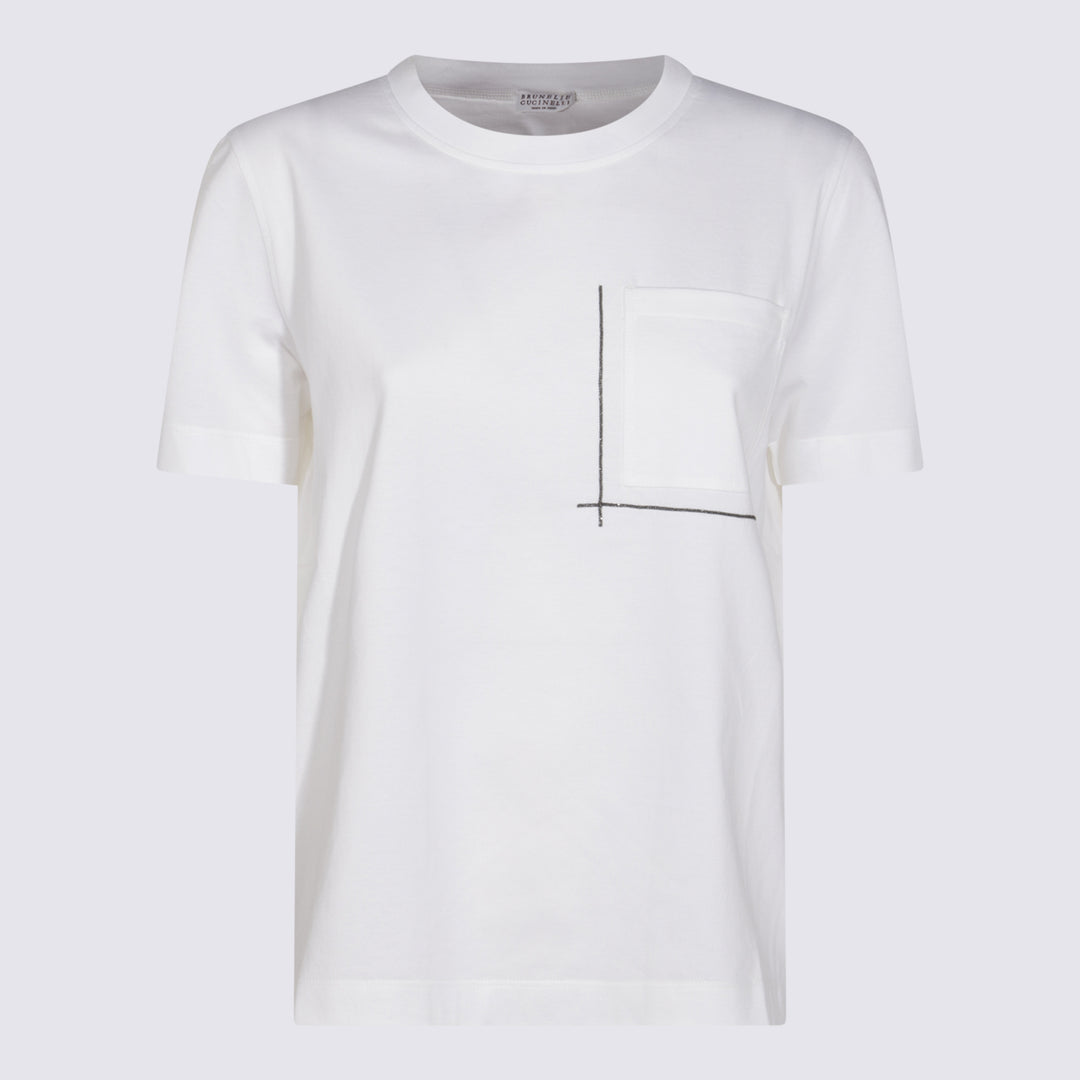 Brunello Cucinelli T-shirts and Polos - Light and natural | 4b1cad35b98b013683316f63d692e808d6b2b419