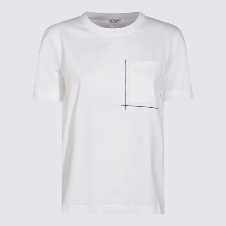 Brunello Cucinelli T-shirts and Polos - Light and natural | 4b1cad35b98b013683316f63d692e808d6b2b419