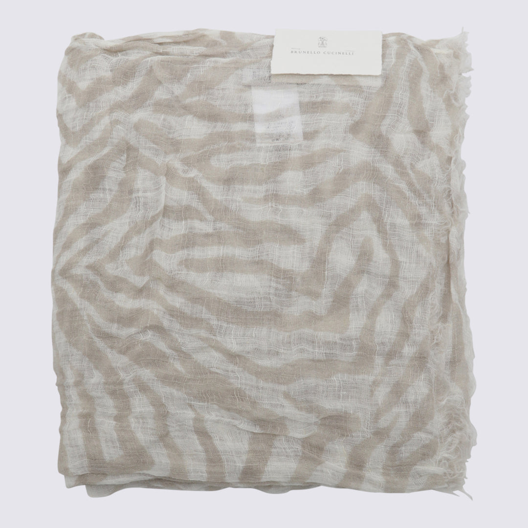 Brunello Cucinelli Scarfs - Light and natural | 7beb2212f6e985ee71d8f440735bf623788abf7d