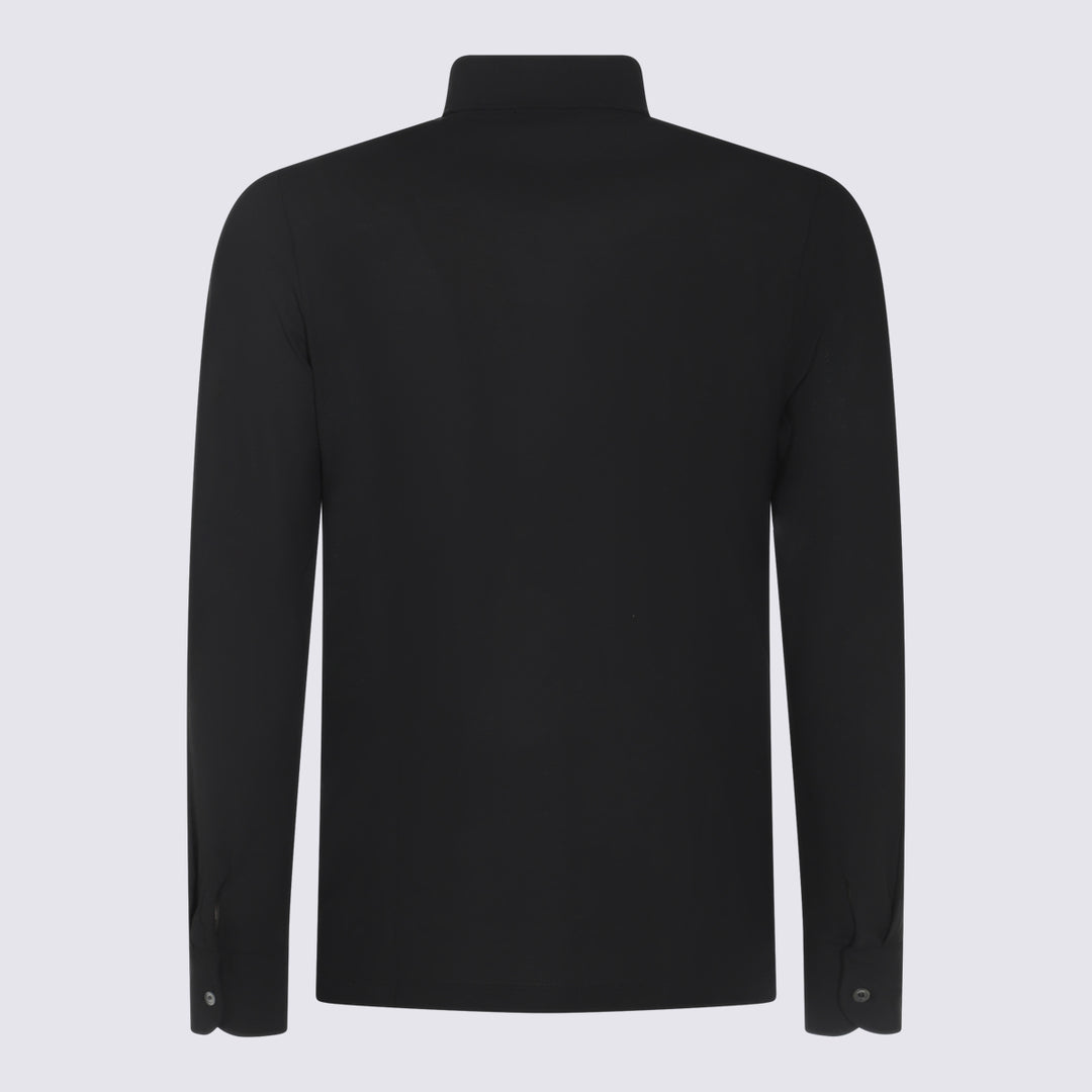 Zanone Top - Blacks and greys | 7bfc484a0880d3e09929a6e7224807dce10fa838