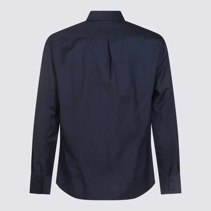 Brunello Cucinelli Shirts - BLU COLORATO | 6c169c0ef0692603a0ff4ad0fa49190c0ab1dfe2