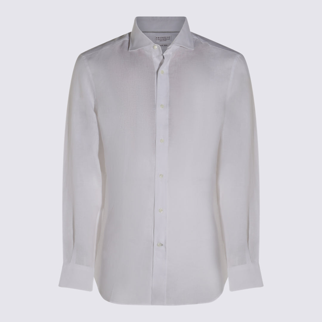 Brunello Cucinelli Shirts - Light and natural | 057cd3529a2db0b0cb93bc2c503cf821e0d24747