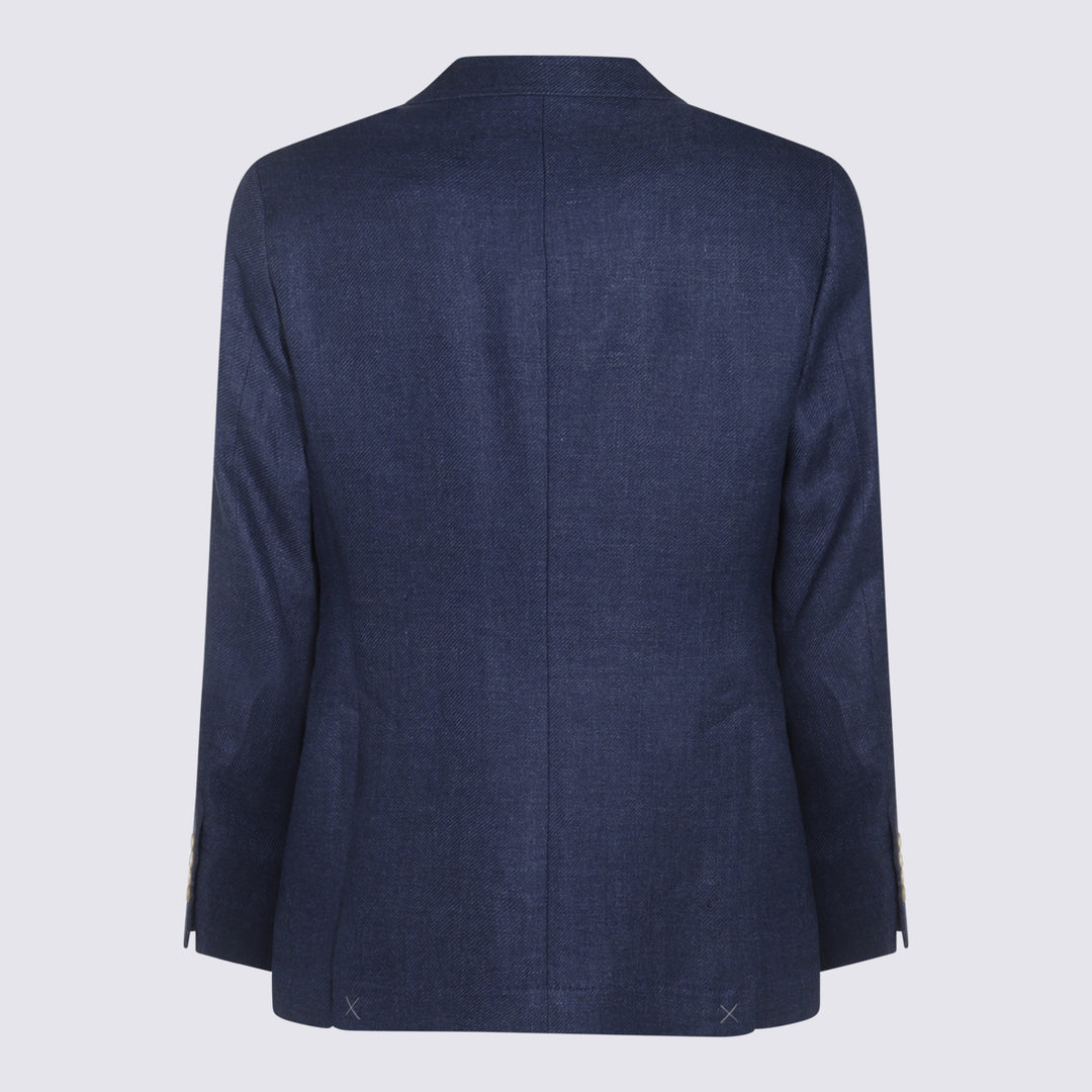 Brunello Cucinelli Jackets - Blue and green | 660fe8b078c9d1e9c27a6860730933d853e2ed1f