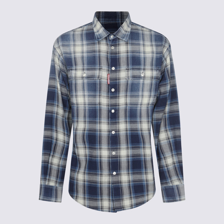 Dsquared2 Shirts - Blue and green | 82c4a757c5ca248ab45e34763bd7a563b471568a