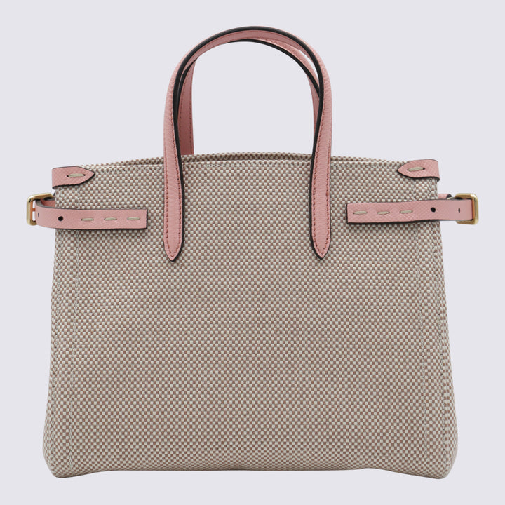 Valentino Garavani Bags - NATURALE-TOBACCO/PEACH ROSE | e593b133913e5f8c935238175714a1b1b13bc59c