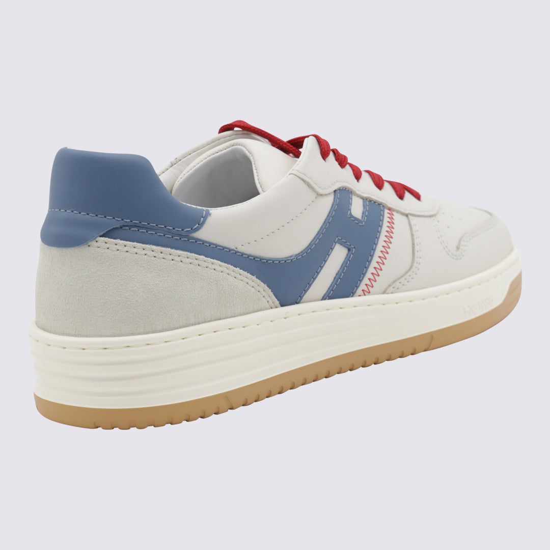 Hogan Sneakers - WHITE/RED/LIGHT BLUE | b1d5f98286bac22d4d266e88a6ffa684a0103181