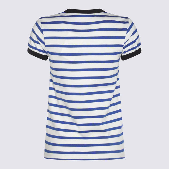 Valentino T-shirts and Polos - AVORIO/BLU | 4200effa8ced39013f18cdafb0bd1c224525db16