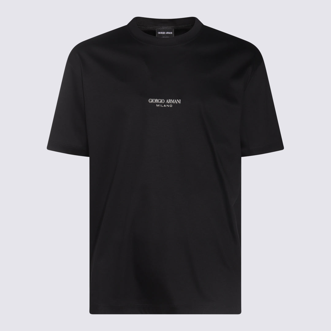 Giorgio Armani T-shirts and Polos - Blacks and greys | 6368cede7cf6b0c177a942398e1161f4522ef6a6