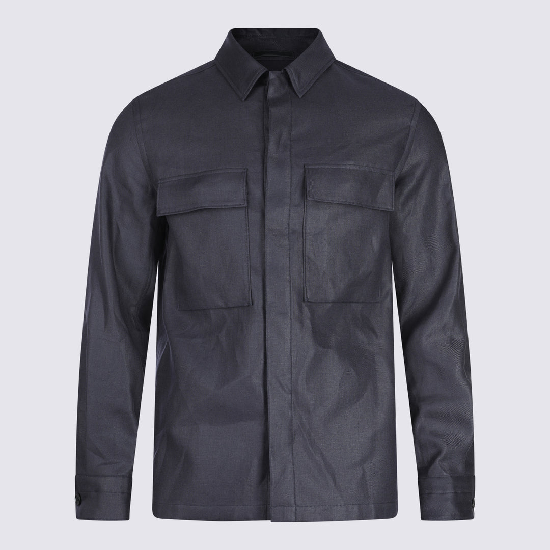 Zegna Jackets - Blue and green | 812c5babf8ed3aa547d555b19a9e4b49cf184d71