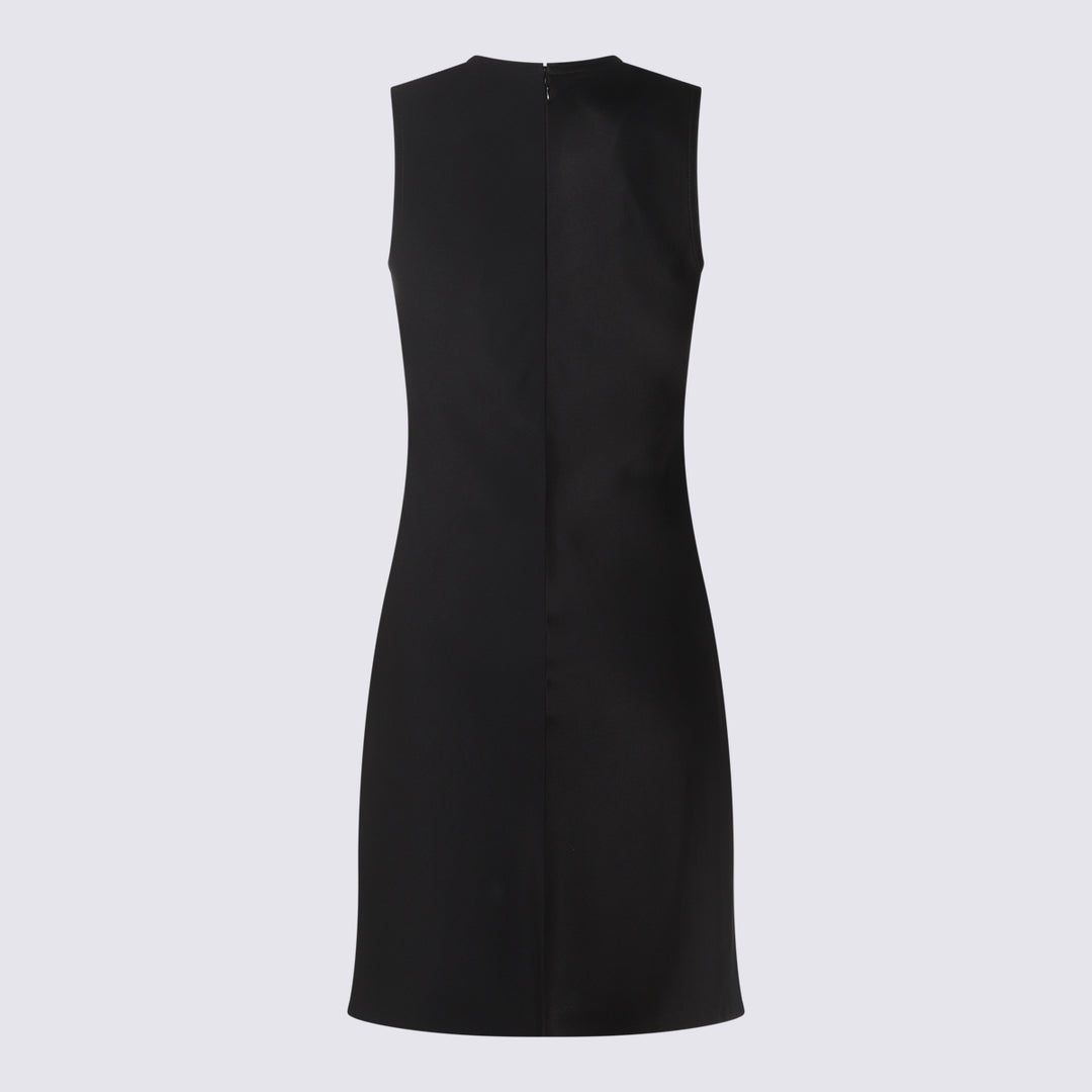 Ami Paris Dresses - WOOL GABARDINE BLACK | 68616b56c05deabae84a5633c5cdd180cacaee2c