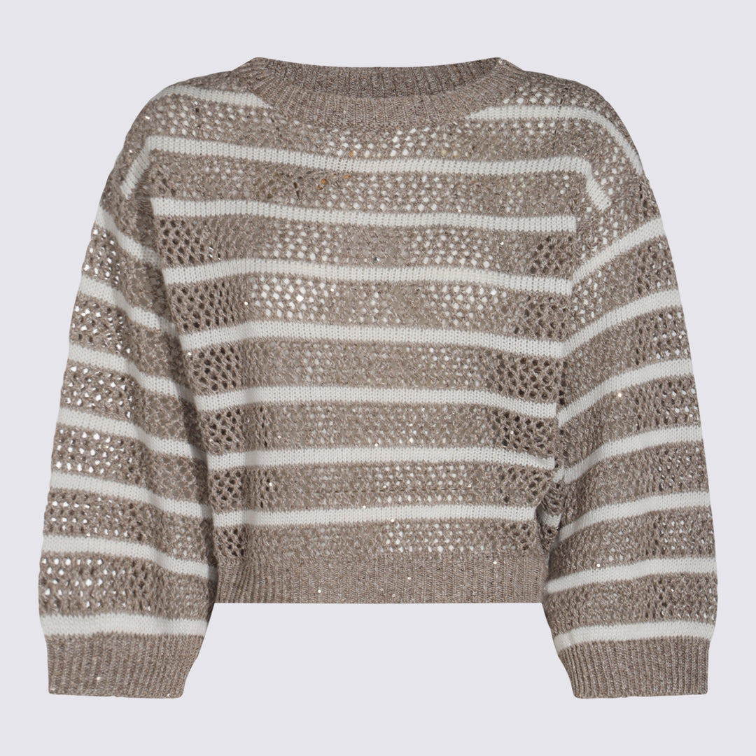 Brunello Cucinelli Sweaters - BEIGE FREDDO | 08bec87e9b9a4bd34c4fb56eb770613a5ca88e37
