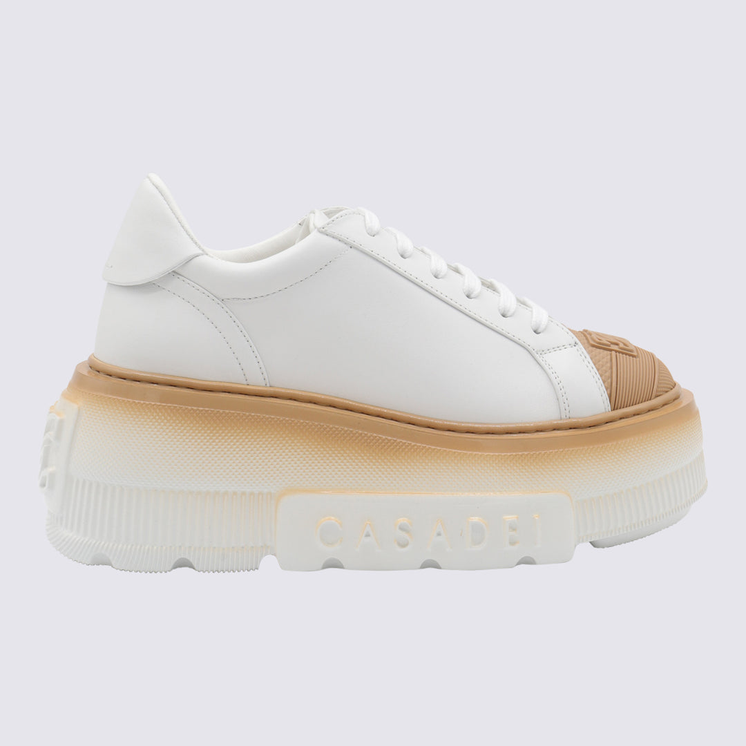 Casadei Sneakers - BIANCO/NOCCIOLA | 4f4614d82004fcbb797e4883f2e01ee93c22a4a9