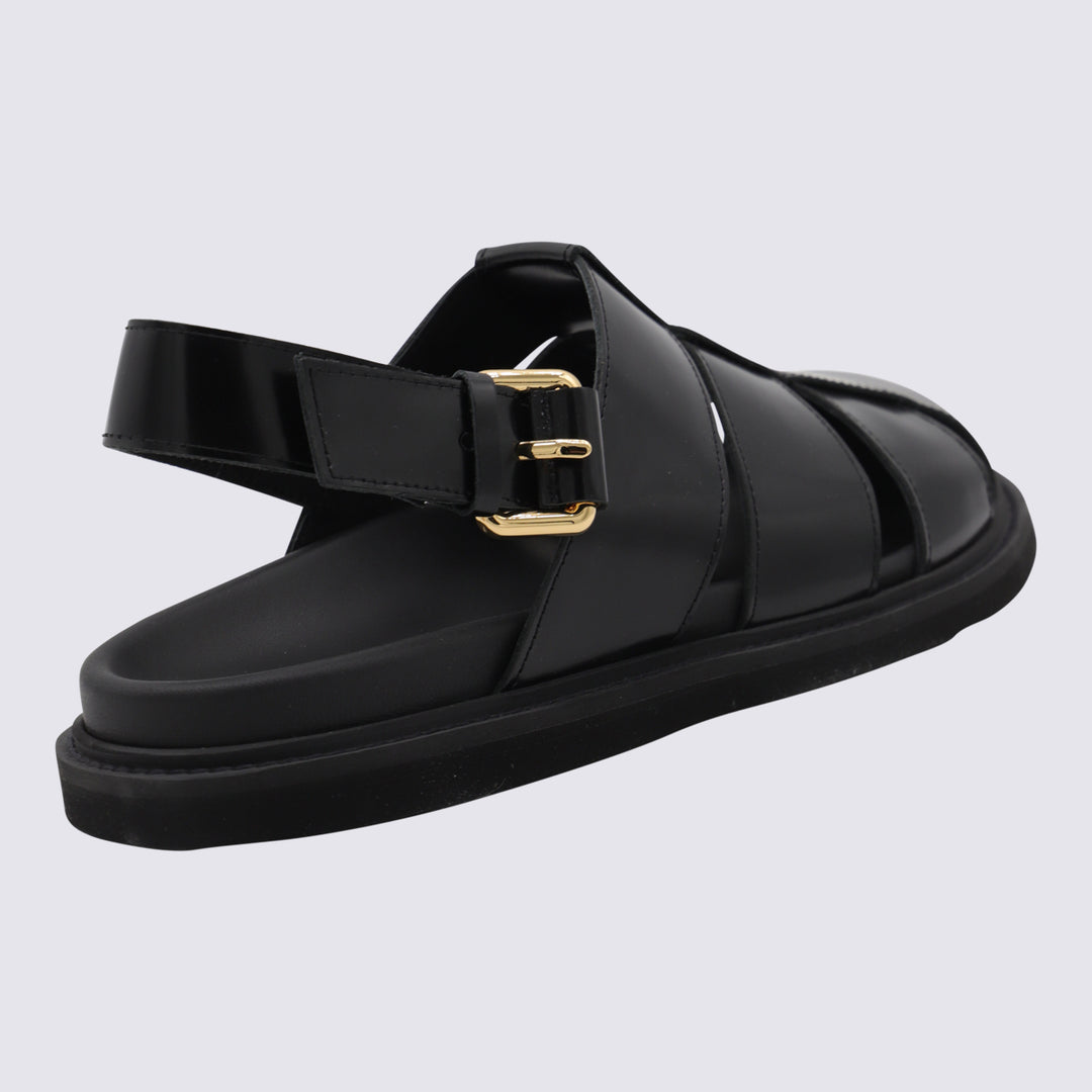 Moschino Sandals - Blacks and greys | bf36a0b243f38a5497b4605531ae55e6a87001ea